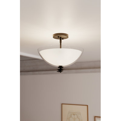 Elowen 15" 3-Light Semi-Flush Mount
