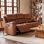Westwick Ilkeston 81.6" Wide Vegan Leather Manual Reclining Sofa