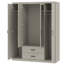 4 Door 2 Drawer Wardrobe With Mirror-749721458