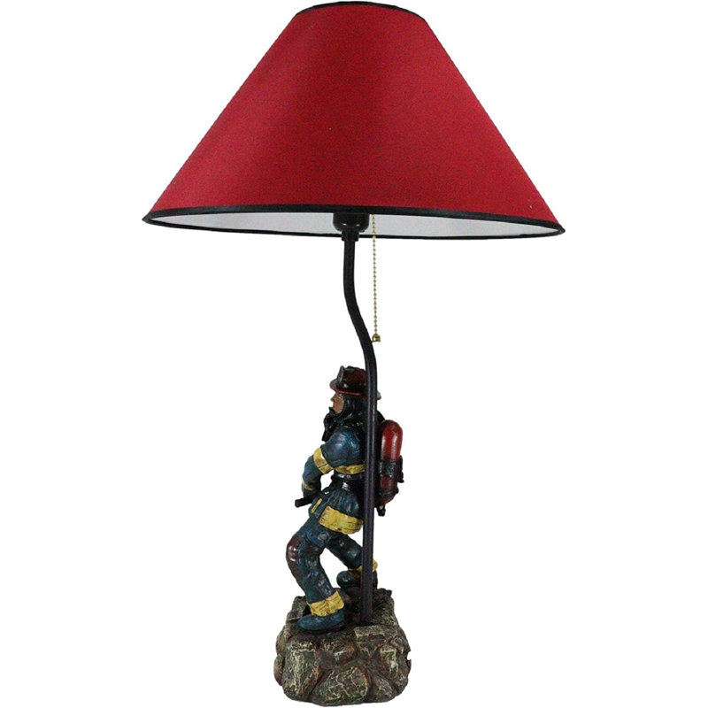 Shad Resin Table Lamp
