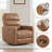 Mila Leather Rocking Swivel Power Recliner-114111991