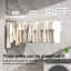 37.1cm Wall Mounted Clothes Rack