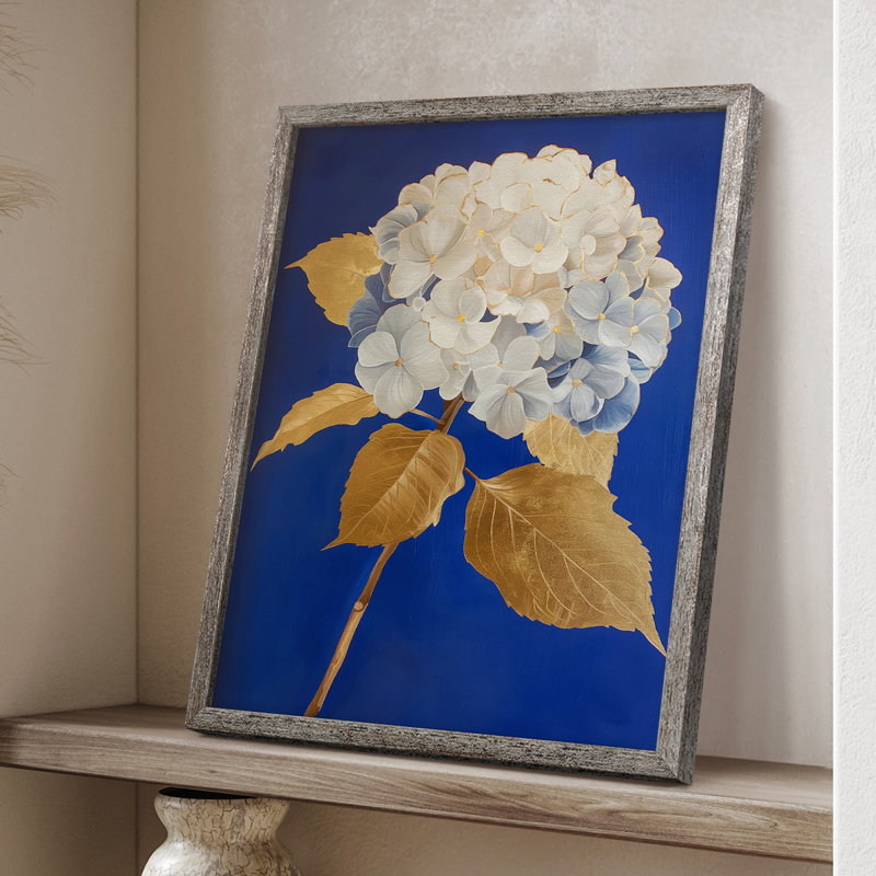 «FLORAL Series Lxxxix», reproduction encadrée - bois massif, H 11 po x l 9 po