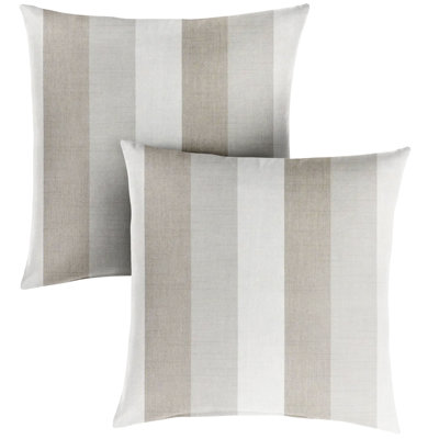 Nisha Sunbrella® Throw Square Indoor/Outdoor Pillow Cover & Insert