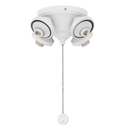 Ajusteur d'ampoule à DEL 4 lumières pour ventilateur de plafond