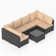Graydin 6 - Person Patio Conversation Sets with Cushions