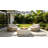 38.2" Round Outdoor Propane Fire Pit Table With MGO Stone Finish, 50,000 BTU Gas Fire Pit With Adjustable Flame, Lava Rocks & Weather-Resistant Cover For Patio, Backyard & Garden-1226256464