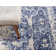 Tapis oriental bleu marine Polli