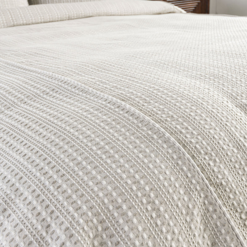 Mason Duvet Cover, Queen Duvet Cover, Beige