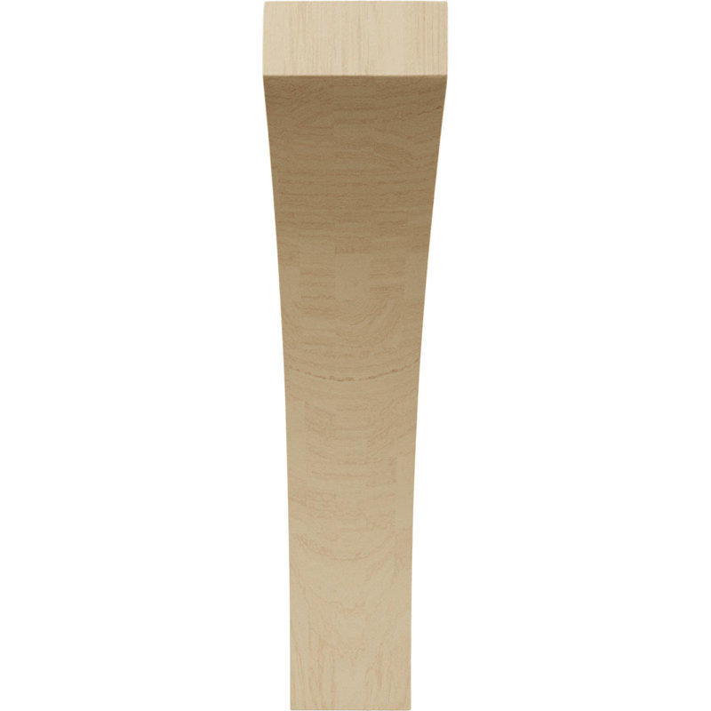 Corbeau en bois Lawson, H 6 po x l 3 po x P 3,5 po, Hévéa