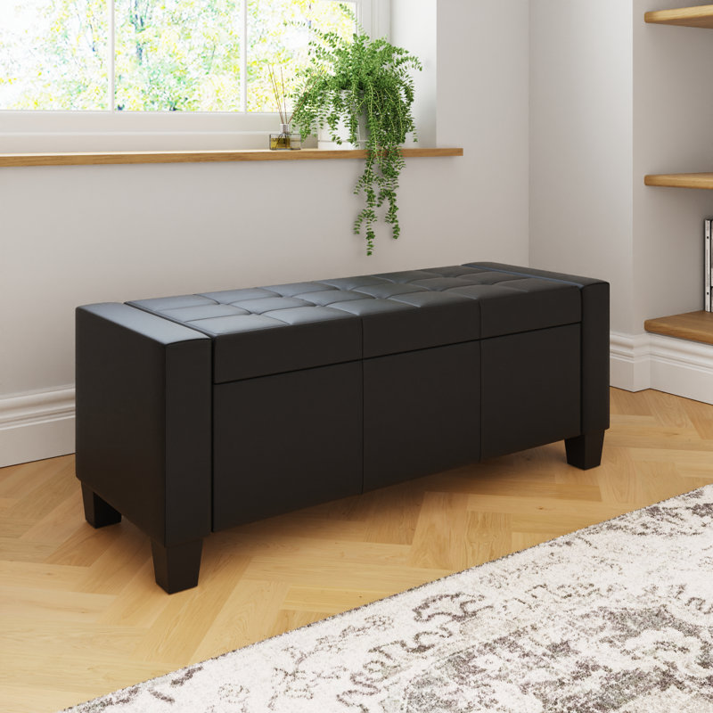 Ashley Storage Bench, Black