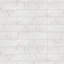 Classico Carrara 3" x 12" Ceramic Stone Look Subway Wall Tile