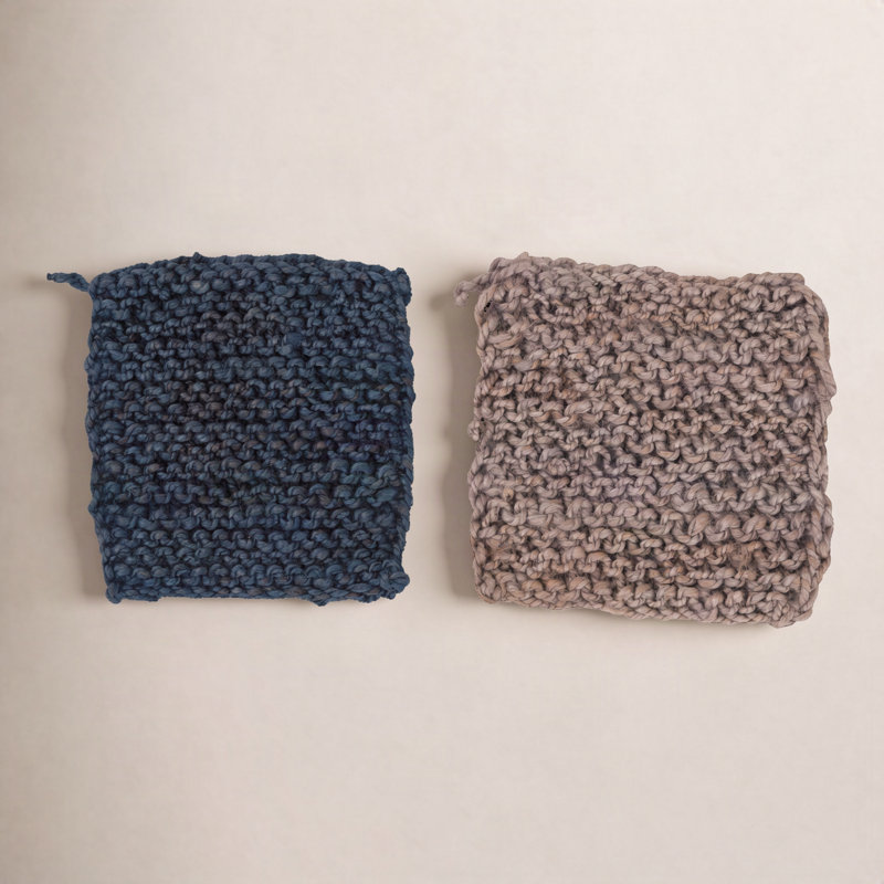 Square Jute Crocheted Pot Holder