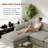 Upholstered Sectional Sofa, Cloud Couch Modular Sofa Deep Seat Couch for Living Room Bedroom-613353357