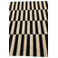 Tapis noir et blanc Pegues