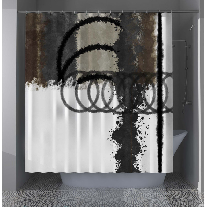 Abstract Shower Curtain