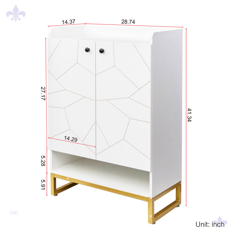 Armoire de rangement pour chaussures 6 niveaux