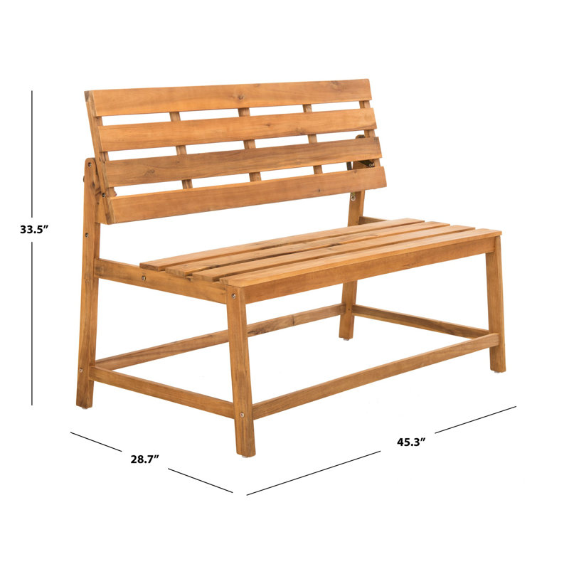 Banc convertible Gere, Teck
