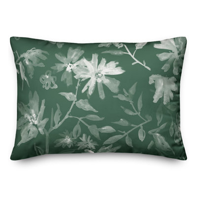  Coussin décoratif floral intérieur / extérieur en polyester