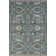 Blair Oriental Hand Hooked Area Rug in Deep Green Blue/Gray/White