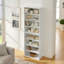Armoire de rangement CD DVD, bibliothèque, étagère réglable à 8 couches, étagère de présentation, maison, bureau, bibliothèque double couche multifonctionnelle, peut être démontée en deux bibliothèques de rangement à 4 couches-402274056