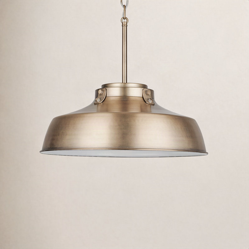 Luzon 1 - Light Single Pendant, Aged Brass