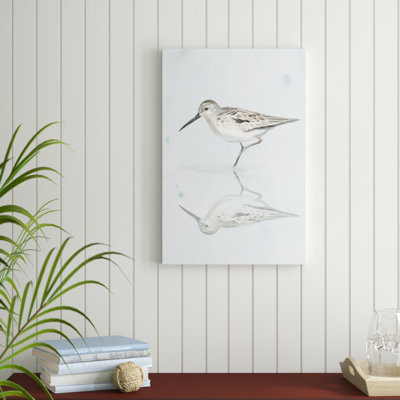 «Sandpiper Reflections II», peinture sur toile