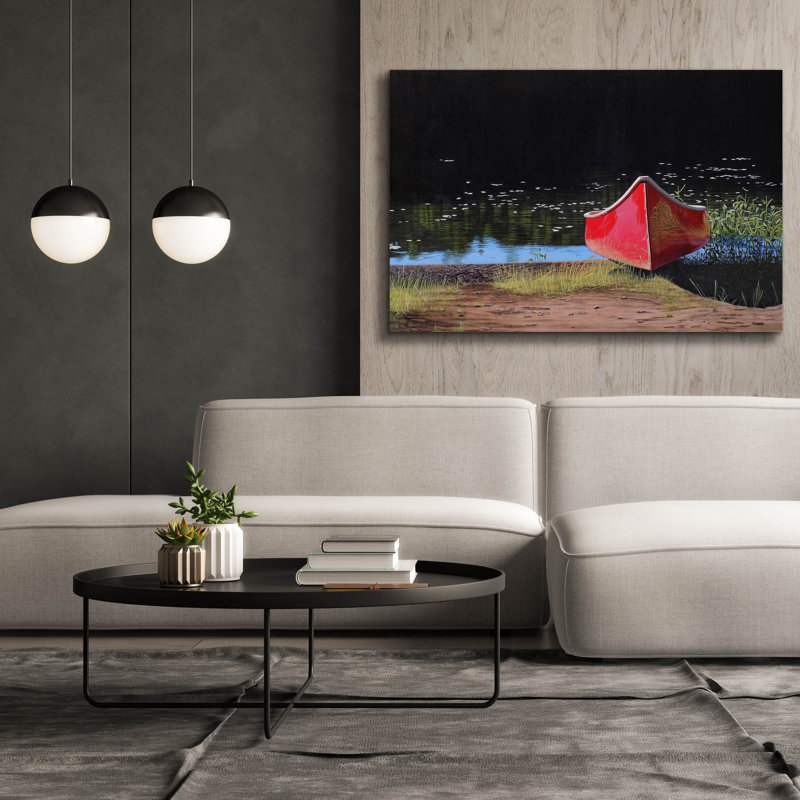  «Canoe» par Kenneth M Kirsch, art mural sur toile, 60 po x 40 po