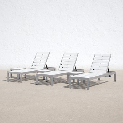 Aynura 6 Piece 76'' Long Reclining Chaise Lounge Set