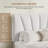 Velvet Upholstered Platform Bed Frame With Tufted Headboard And Nailhead Trim, Adjustable Height, No Box Spring Needed-910085842-910085853
