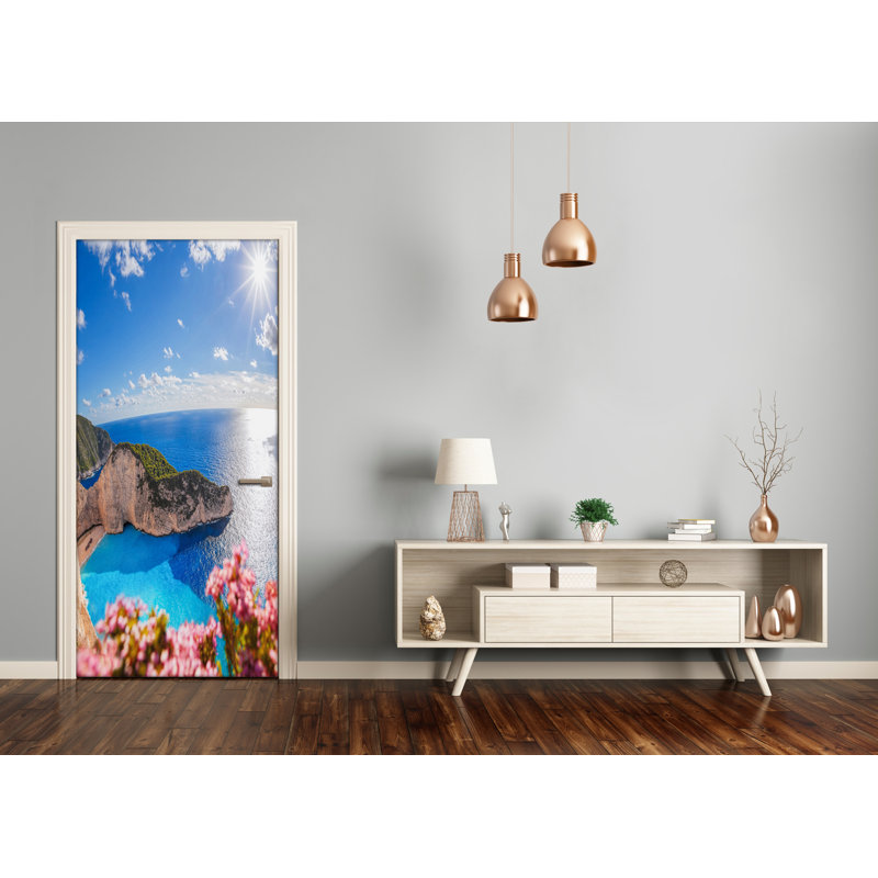 Zakynthos Greece Door Decal