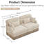 Canapé modulaire en chenille Leopard-914462479
