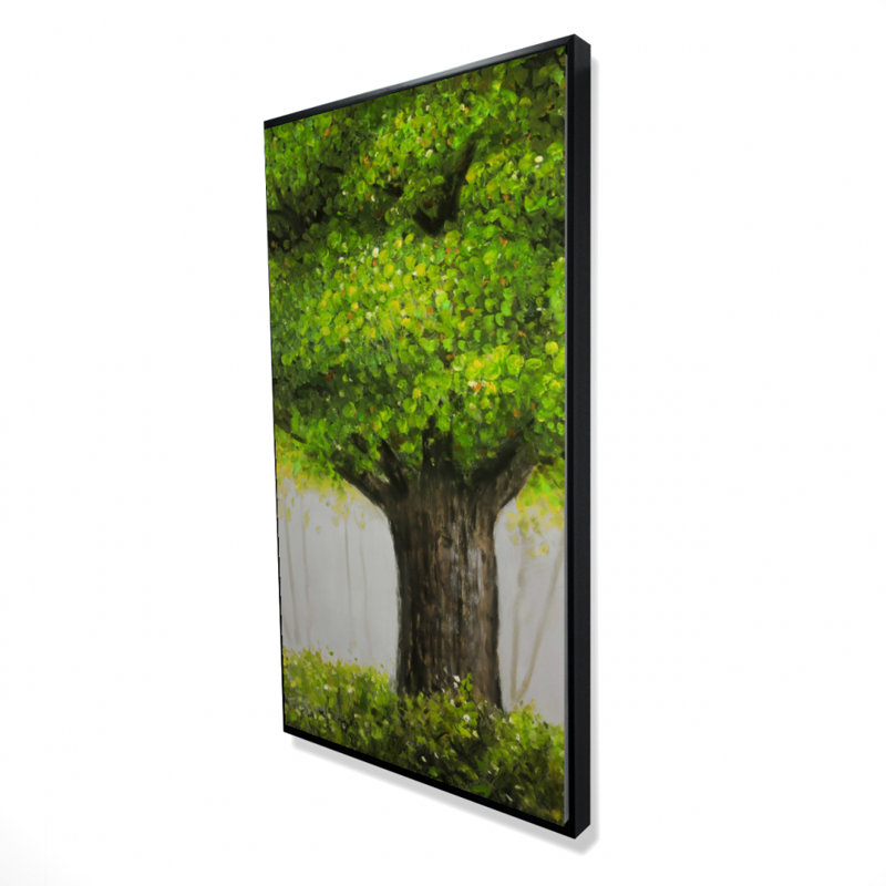 Big green tree - 24"x48" Framed canvas