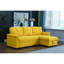 Canapé-lit modulaire réversible en lin Oolitic-126543072