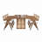 Oversize Rectangular Waves Dining Table-68082812