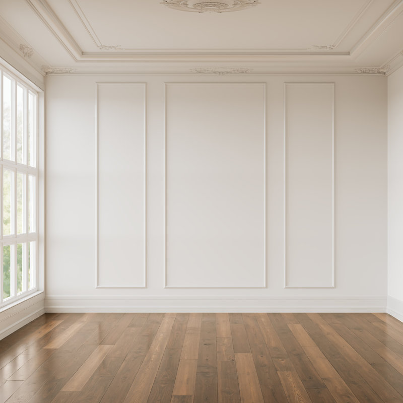 Wall Molding Kit - Pre-Cut 3-Frame PS Wainscoting Wall Paneling Trim Kit t for Accent Walls 