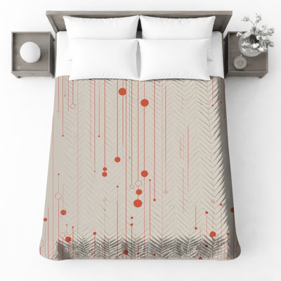 Couvre-lit matelassé Red Lines