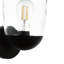 Mars Black 26cm H Outdoor Flush Mount