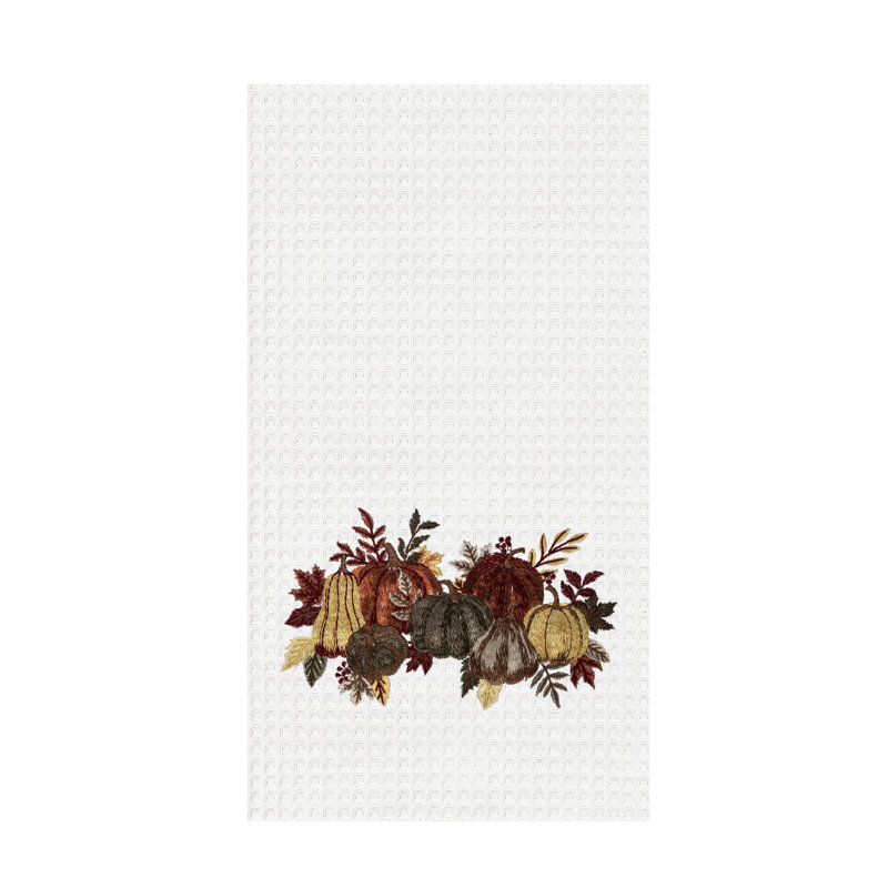 Pumpkin Bounty Rustic Timeless Fall Harvest Towel