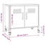 Gazali Storage Cabinet 60x35x56 cm Steel-1110841917
