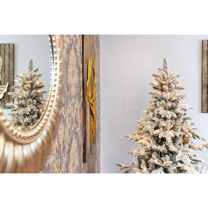 Lighted Artificial Christmas Tree, 8 ft.