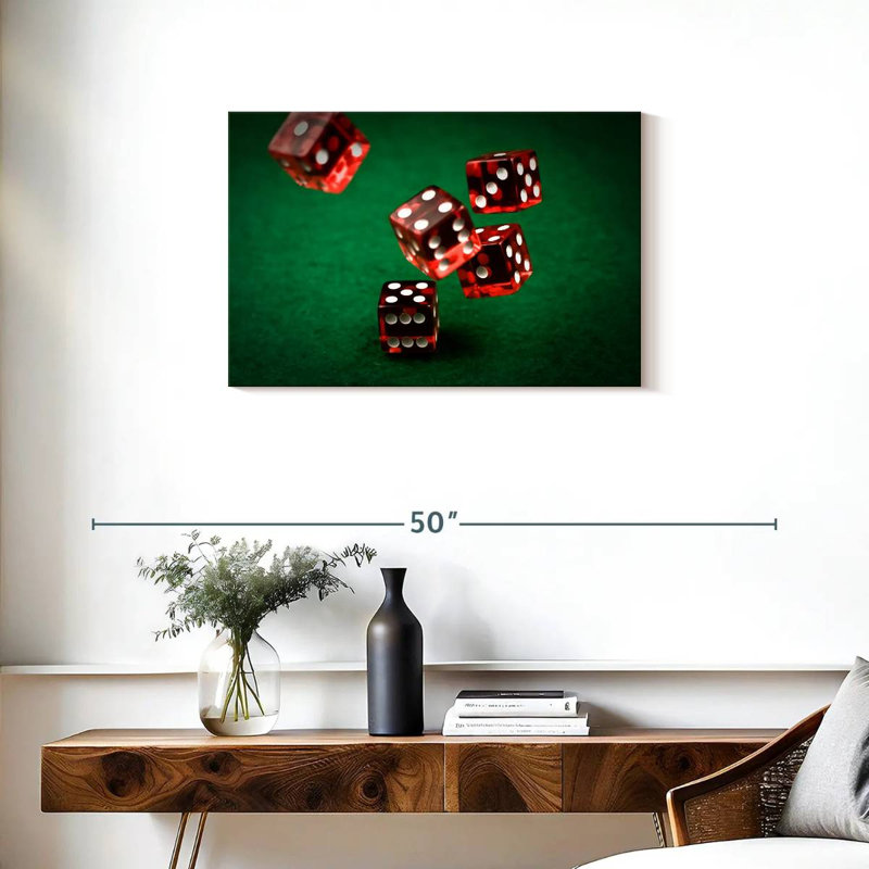 Senne Roll The Red Dice, 20" H x 30" W
