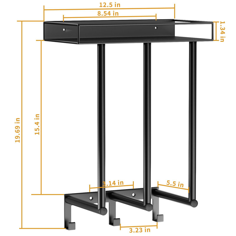 Gauri 20 cm L Towel Rack