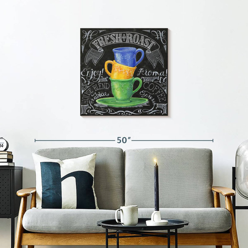 Yarlin Chalkboard Coffee I, 24" H x 24" W
