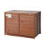 Cage pour chien 33 po en bois massif avec mangeoire rotative à 360 °, multifonctionnel pour les animaux de compagnie et la maison, facile à nettoyer-1223612452-1223612458