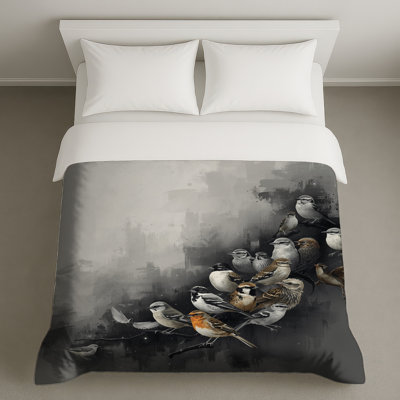 Groupe de housses de couette petits oiseaux