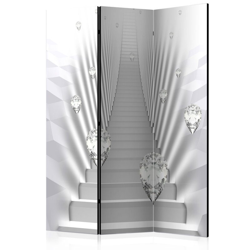 Carlsbourg Solid Wood Folding Room Divider, 3