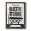 «Bath Time», art textuel sur toile-453051477-453051478