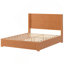Structure de lit plateforme en bois massif avec tête de lit haute, aucun sommier requis, assemblage facile-1141077833-1141077835