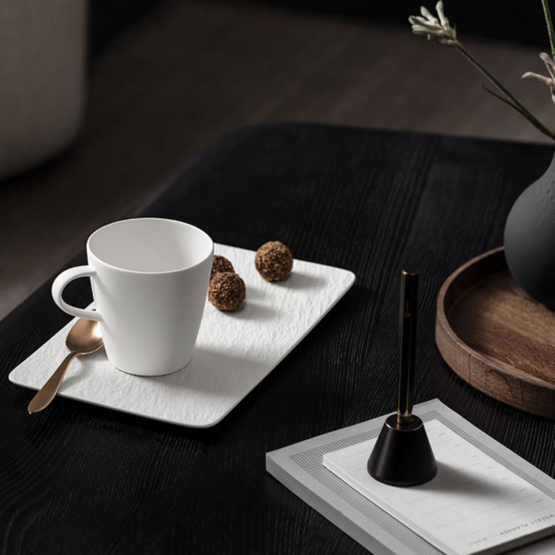 Assiette à sushi 11 po x 6,75 po Villeroy & Boch, Blanc